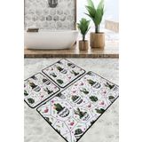 Glauce Banyo Halısı Djt 3lü Set