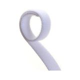 GLCK Kablo Düzenleyici Cırt Cırtlı Bant, 100 Cm, 10 mm Beyaz Renk