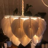 Glcn Handmade Store El Yapımı Makrome Yaprak Avize&sarkıt - Ekru - 1