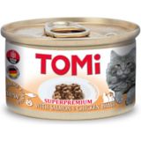 Gldisptm Tomi Kedi Somonlu Tuklu Yaş Mama 85G 6 Adet Set - Balık