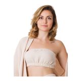 Gleam Atelier Müslin Büstiyer,%100 Müslin Pamuk ekru Standart