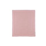 Gleam Atelier Yeni Doğan Triko Bebek Battaniyesi% 100 Pamuk 80 * 100 Cm Açık Pembe 80 x 101
