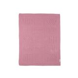 Gleam Atelier Yeni Doğan Triko Bebek Battaniyesi% 100 Pamuk 80 * 100 Cm Pembe 80 x 101