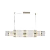 Gleam Kristal Camlı Lineer Masa Üstü Avize - 135 cm