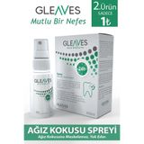 Gleaves Naturals Ağız Kokusu Önleyici Sprey, Ağız Kokusu Giderici Ağız Bakım Spreyi Alkolsüz Formülasyon 30 ml