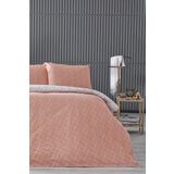 Glimmer Easy Cotton Tek King Size Nevresim Takımı - Somon