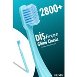 Glimo Classic 2800 Diş Fırçası, Hassas Diş Eti Dostu, Ultra Yumuşak Kıl, Diş Eti Kanamasına Karşı, A.mavi