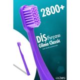 Glimo Classic 2800 Diş Fırçası, Hassas Diş Eti Dostu, Ultra Yumuşak Kıl, Diş Eti Kanamasına Karşı, K.mavi