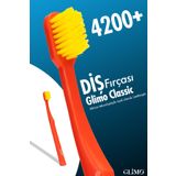 Glimo Classic 4200 Diş Fırçası, Hassas Diş Eti Dostu, Ultra Yumuşak Kıl, Diş Eti Kanamasına Karşı, Turuncu