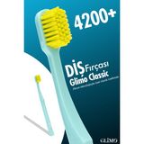 Glimo Classic 4200 Diş Fırçası, Hassas Diş Eti Dostu, Ultra Yumuşak Kıl, Diş Eti Kanamasına Karşı, Yeşil