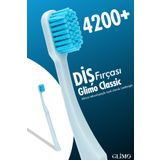 Glimo Classic 4200 Diş Fırçası, Hassas Diş Eti Dostu, Ultra Yumuşak Kıl,diş Eti Kanamasına Karşı,açık Mavi