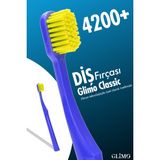 Glimo Classic 4200 Diş Fırçası, Hassas Diş Eti Dostu, Ultra Yumuşak Kıl,diş Eti Kanamasına Karşı,koyu Mavi