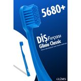 Glimo Classic 5680+ Diş Fırçası, Hassas Diş Eti Dostu, Ultra Yumuşak Kıl, Diş Eti Kanamasına Karşı, Lacivert