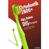 Glimo Ortodontik Diş Fırçası 2800 | Fda Onaylı,bpa Içermez,diş Teli Temizliği | 0,15 Mm Fırça Kılı, Yeşil