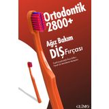 Glimo Ortodontik Diş Fırçası 2800 | Fda Onaylı,bpa Içermez,diş Teli Temizliği |0,15 Mm Fırça Kılı,turuncu