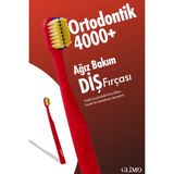 Glimo Ortodontik Diş Fırçası 4000 | Fda Onaylı,bpa Içermez,diş Teli Temizliği | 0,12 Mm Fırça Kılı, Bordo