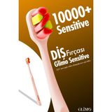 Glimo Sensitive 10.000 Ultra Yumuşak Diş Fırçası Açık Pembe Hassas Diş Eti Dostu 1 Adet