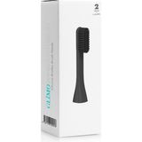 Glimo Silicone Head 2 Şarjlı Diş Fırçası Başlığı Black