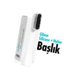 Glimo Sonic Şarjlı Diş Fırçası Başlığı 4lü | 900.000 Titreşim/dk, Nylon&silicone Head, White