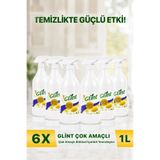 GLİNT 6x1 L Çok Amaçlı Bitkisel İçerikli Yüzey Temizleyici Yağ Çözücü Leke Çıkarıcı