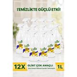Glint Bitkisel İçerikli Çok Amaçlı Yüzey Temizleyici 12x1 Litre Ekonomik Paket - Beyaz