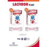 Glion Pharma Lacfiron Kids Demir & Laktoferrin Çiğneme Tableti ve Lacfiron Kids 30 ml Damla Çocuk Vitamin Seti - Aromasız