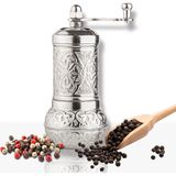 Glıos Antik Zamak Karabiber El Değirmeni 11 cm - Gümüş - Standart
