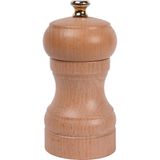 Glios Natürel Ahşap Tuz ve Karabiber El Değirmeni Öğütücü Grinder 1 Adet 10 cm - Çok Renkli