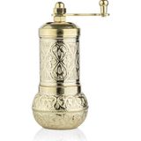 Glıos Sarı Zamak Karabiber El Değirmeni 11 cm - Standart