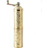 Glıos Sarı Zamak Karabiber, Kahve, Çörek Otu Ve Haşhaş El Değirmeni Öğütücü Grinder 22 Cm - Standart