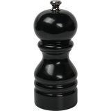 Glios Siyah Ahşap Tuz ve Karabiber El Değirmeni Öğütücü Grinder 12 Cm
