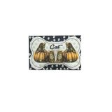 Glipet Amerikan Servis Mama Ve Su Kabı Paspası 60x45- Pumpkin Kediler