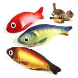 Glipet Balık Şekilinde Peluş Kedi Oyuncağı 20X11 cm