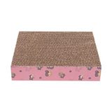 Glipet Block Karton Kedi Tırmalama Tahtası 21x21x4 cm Dayanıklı Materyal ile Evde Kullanım İçin