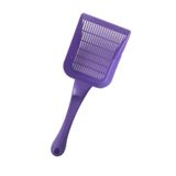 Glipet Dar Aralıklı Plastik Kedi Kumu Küreği, 28 cm, Mor