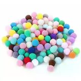 GLİPET Glipet Renkli Ponpon Kedi Oyun Topu 4 ad 5 Cm