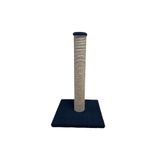 Glipet Kedi Tırmalama Tahtası, Kare Taban, Jut Halat, Lacivert, 45 cm