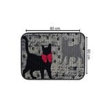 Glipet Kedi Tuvalet Önü Elekli Paspas Gölge 80x60 Cm