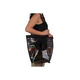Glipet Omuz Askılı Şeffaf Kedi-köpek Taşıma Çantası 41 * 39 * 14 Cm 6 Kg Blackroinbow