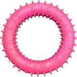 Glipet Plastik Dikenli Simit Köpek Oyuncağı Mor