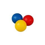 Glipet Plastik Golf Topu Desenli Kedi Oyuncağı 3.5 cm 4 lü