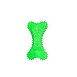 Glipet Plastik Kavak Kemik Dikenli Küçük Köpek Oyuncağı 10cm Yeşil
