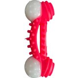 Glipet Plastik Kemik Dental Topuzlu Küçük Köpek Oyuncağı 12cm Pembe