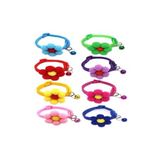Glipet Ponpon Çiçekli Kedi Boyun Tasması 19X1 cm Yeşil