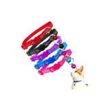 Glipet Puantiyeli Kedi Boyun Tasması 1x19 cm Kırmızı