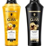 Gliss 2x400 ml Oil Nutritive ve Ultimate Repair Şampuan