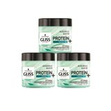 Gliss 4'ü 1 Arada Nemlendirici Protein 3x400 ml Saç Bakım Kürü