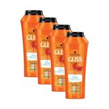 Gliss 4x500 ml Sun Protect Güneşe Karşı Koruyucu Şampuan