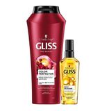 Gliss 500 ml Color Perfector Renk Koruyucu Şampuan + 75 ml Ultimate Oil Elixir Yağ Iksiri