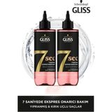 Gliss 7 Saniyede Express Kırık Saçları Onarıcı Sıvı Krem - 7 Sec Split Hair Miracle x 2